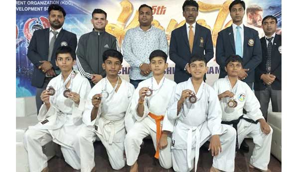 Ryan International School Indore Students Shine at National Karate Championship: 1 Gold, 1 Silver, and 4 Bronze Medals