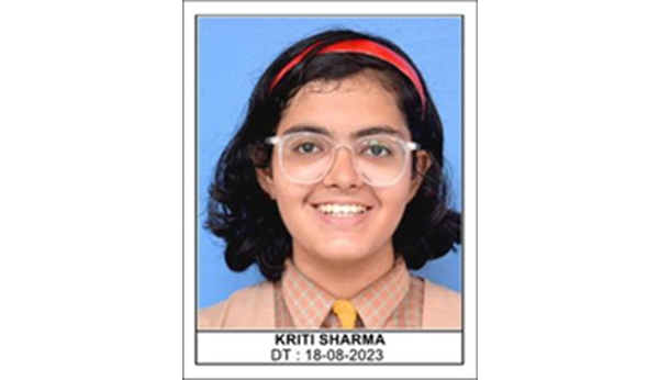 7th NEET Results Kriti Sharma