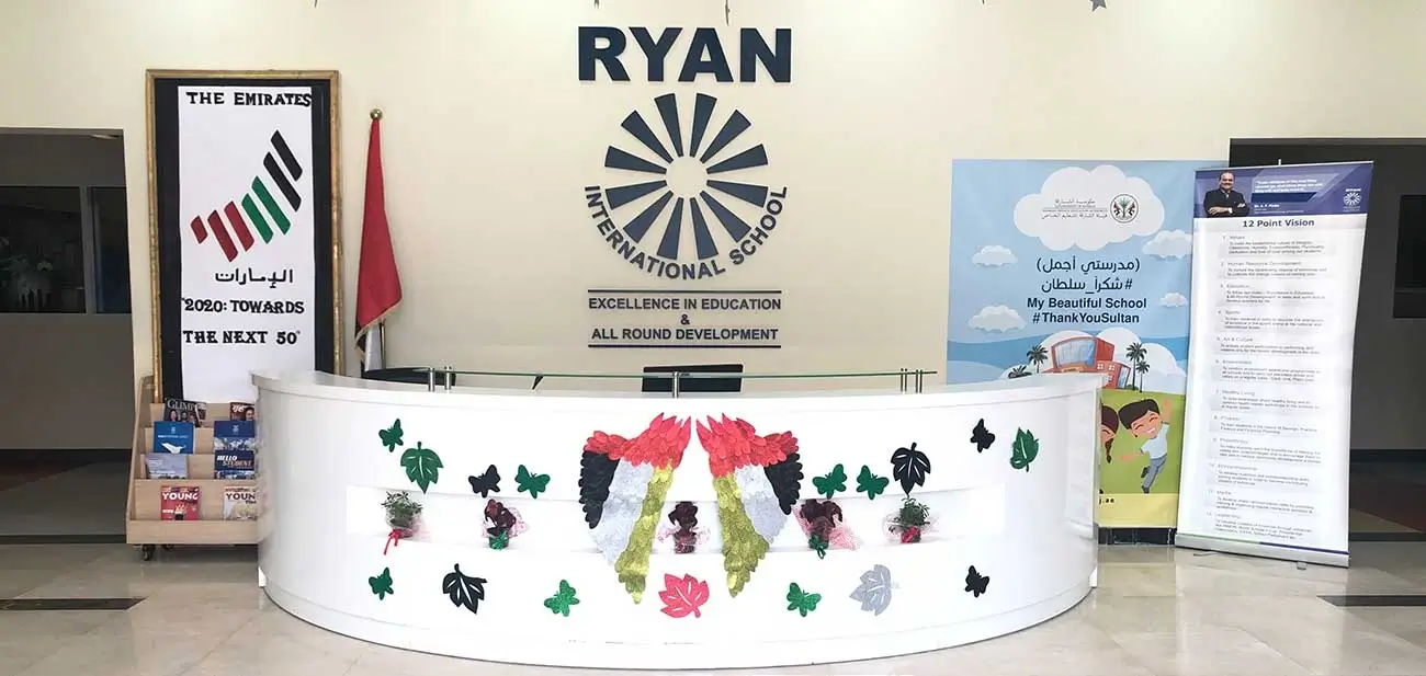 Ryan International School is one of the top 10 schools in Sharjah - Ryan International School, Sharjah