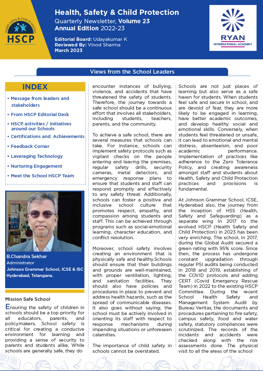 Newsletter HSCP - April 2023 - (Horamavu)